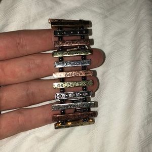 Stay positive bracelet